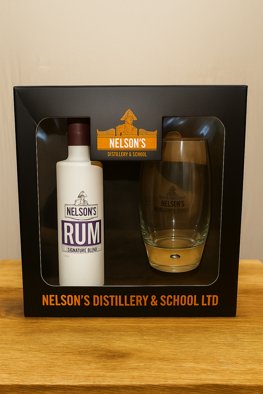 Signature Blend Rum Gift set with Mixer glass