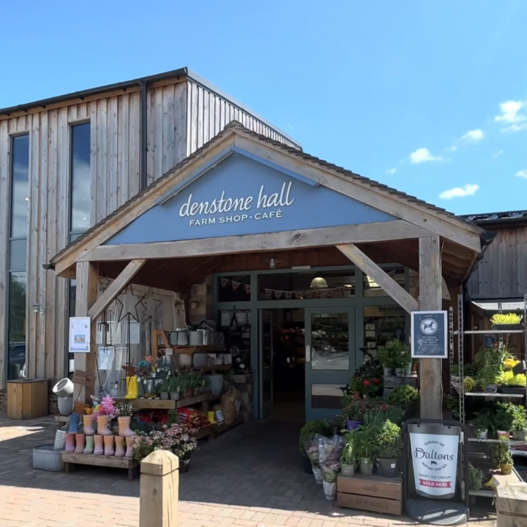 Front of Denstone Hall Farm Shop.