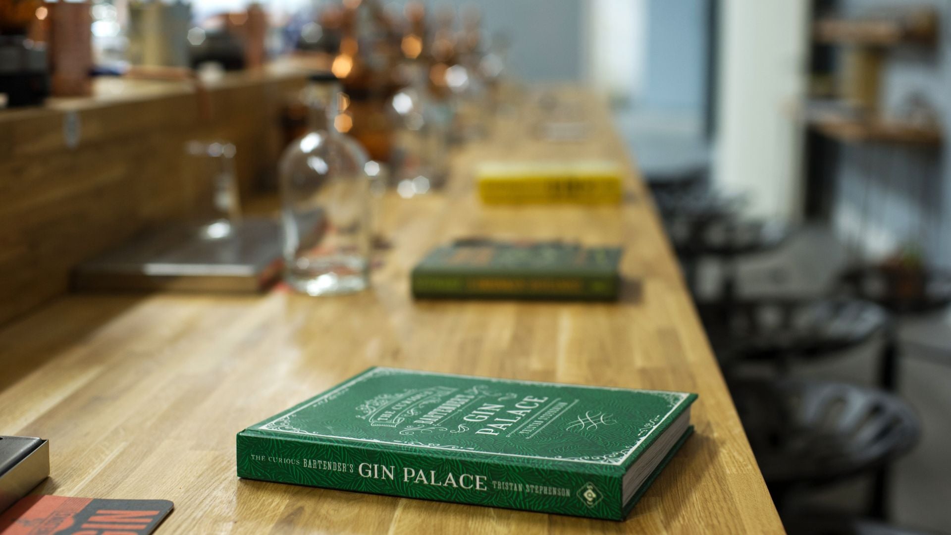 Gin Palace book at Nelson's Gin & Vodka School