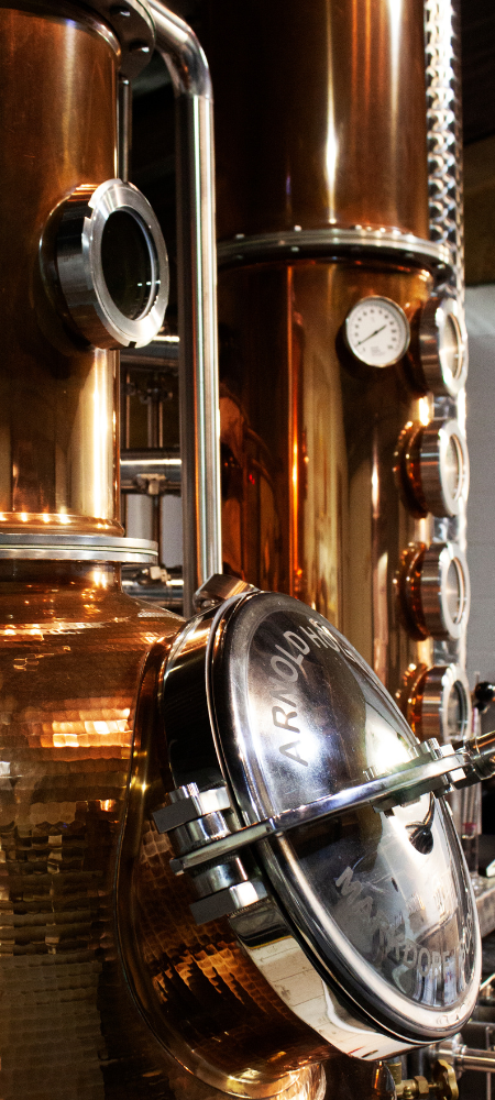 Nelson's Distillery & School, 150L copper still, Victory