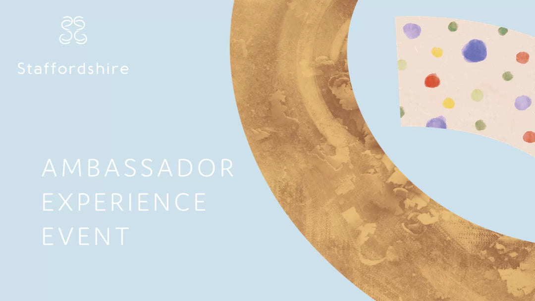 Graphic image with text: Ambassador Experience Event