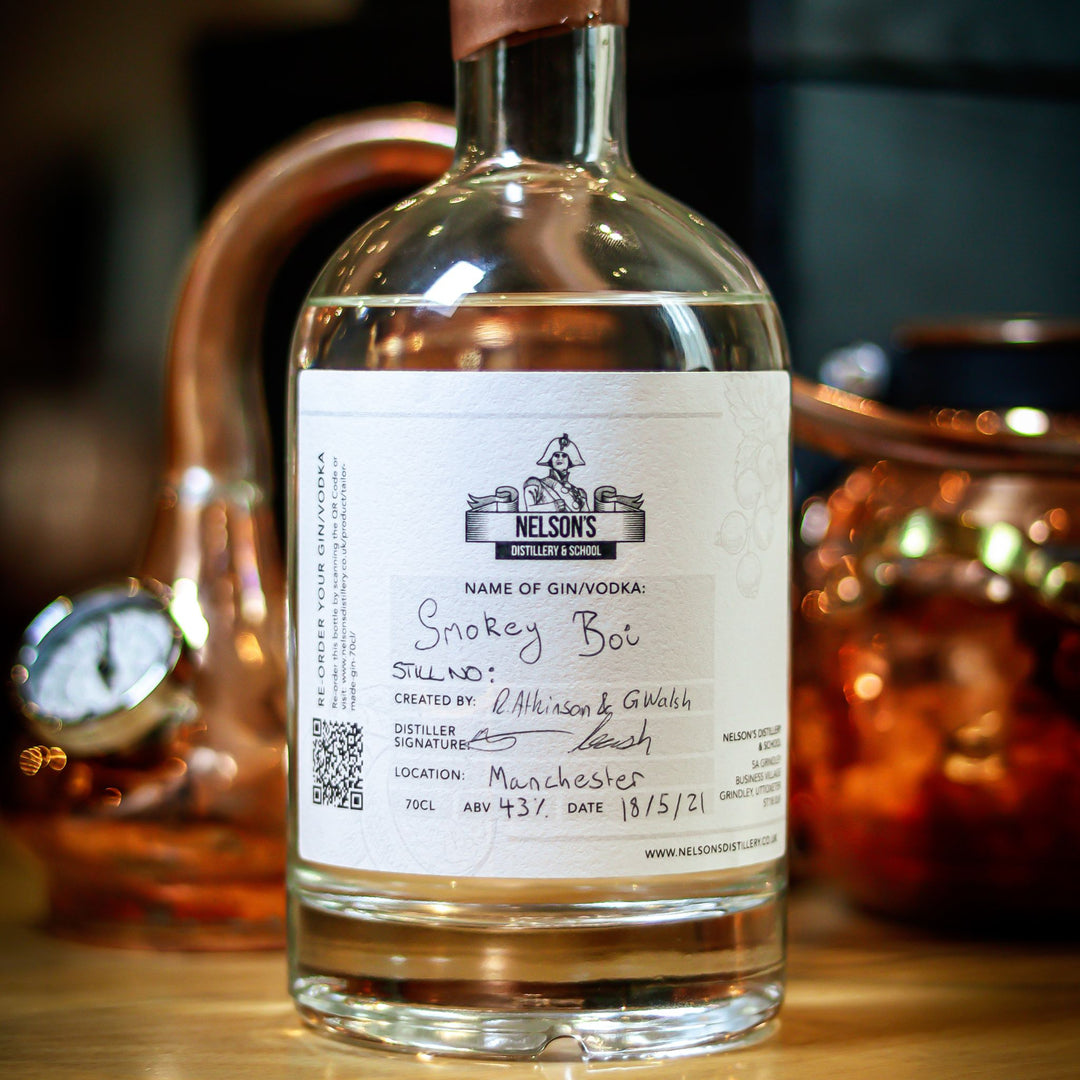 The craft spirit students make at Nelson's Gin & Vodka School