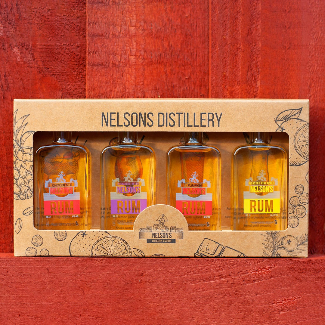 Miniature Rum Gift Set - Nelson's Distillery & School